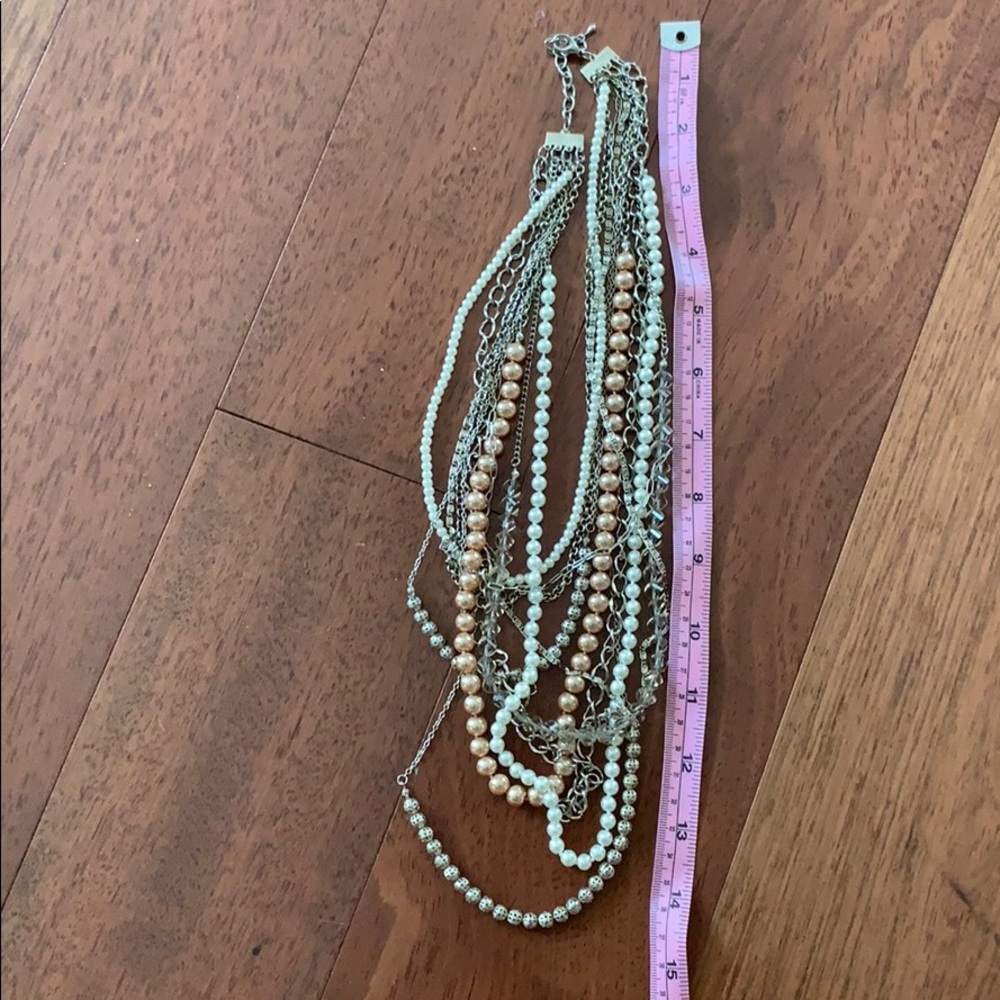 Multi chain statement necklace - Picture 4 of 4